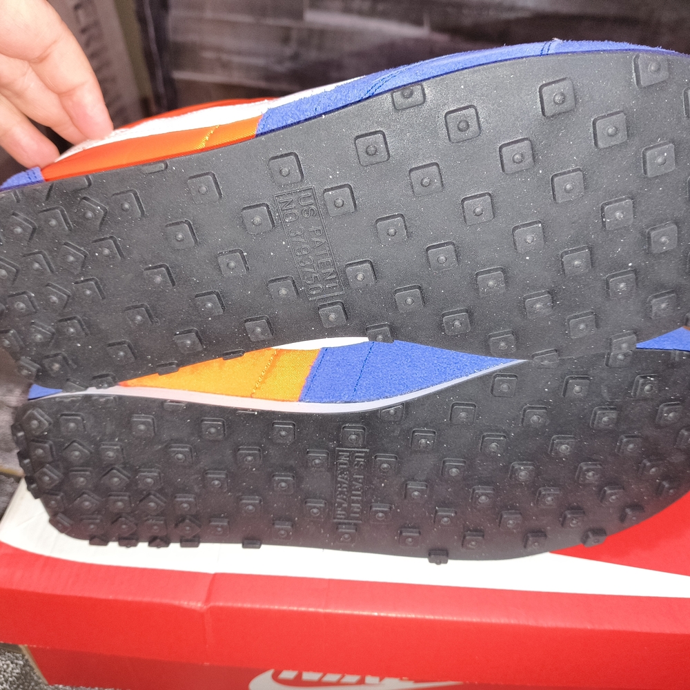 Nike Men’s Pre Montreal Blue and Orange Suede Runner, Team Orange - Picture 5 of 6